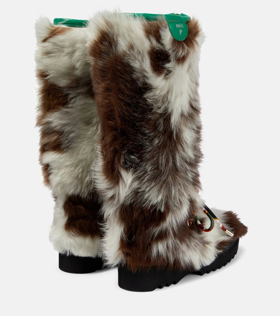 Pucci - Freezy shearling knee-high boots