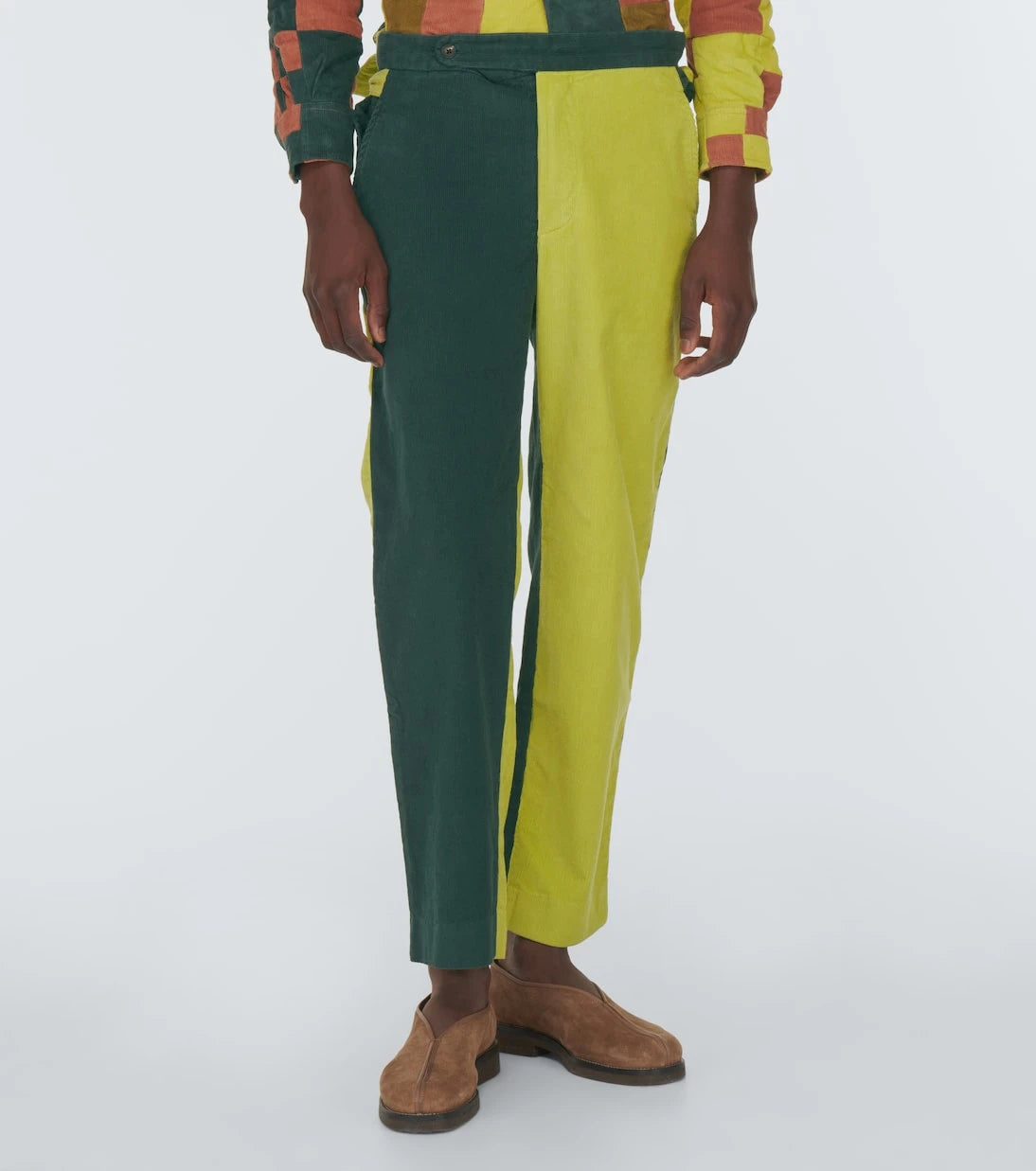 Bode - Duo cotton corduroy pants