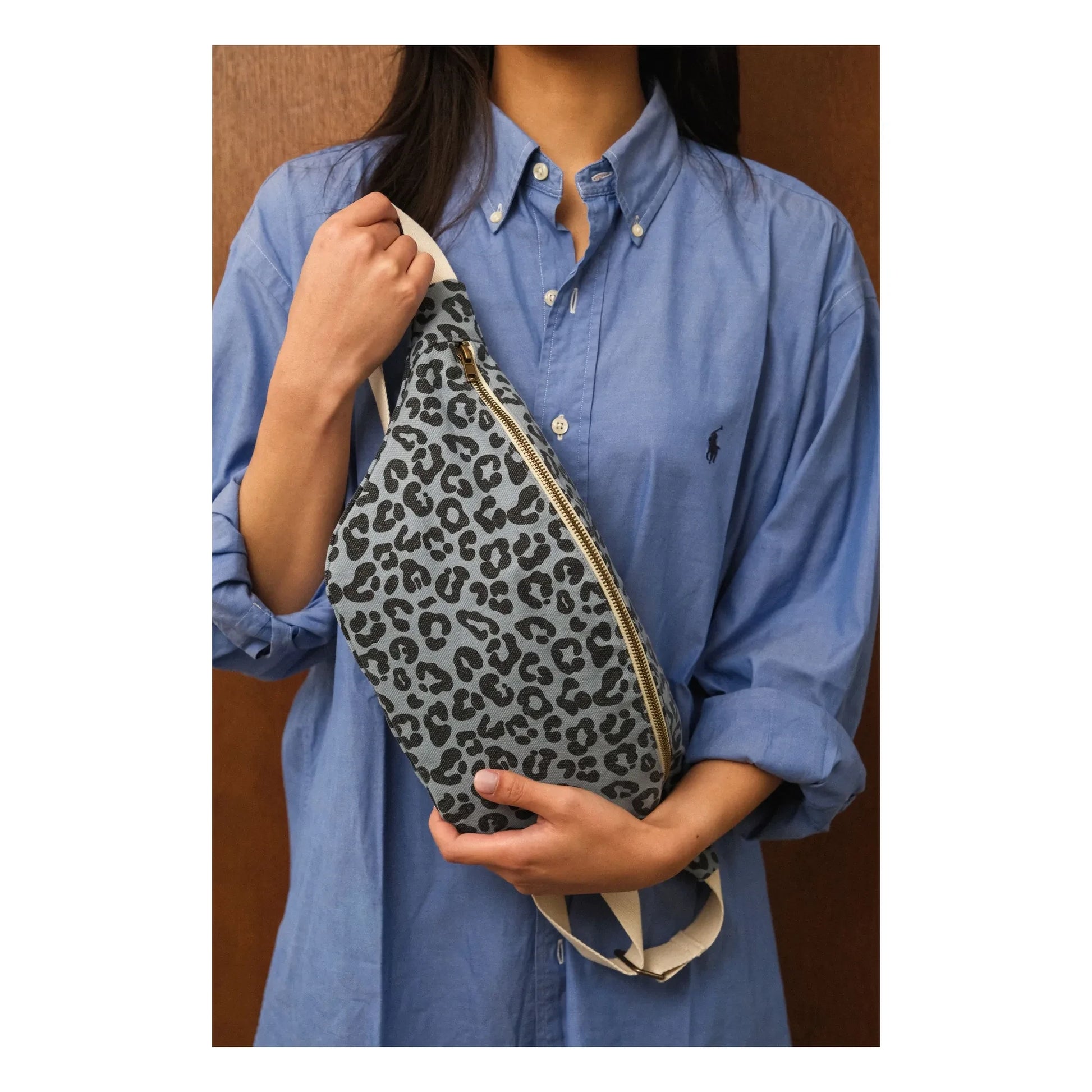 Rose in April - Graou fanny pack | Blue