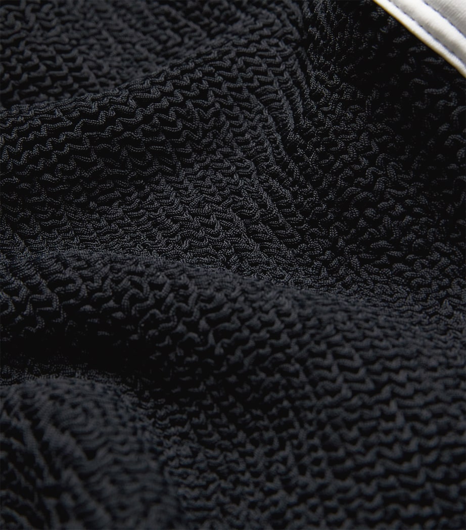 Hunza G Black Crinkled Swim Skirt