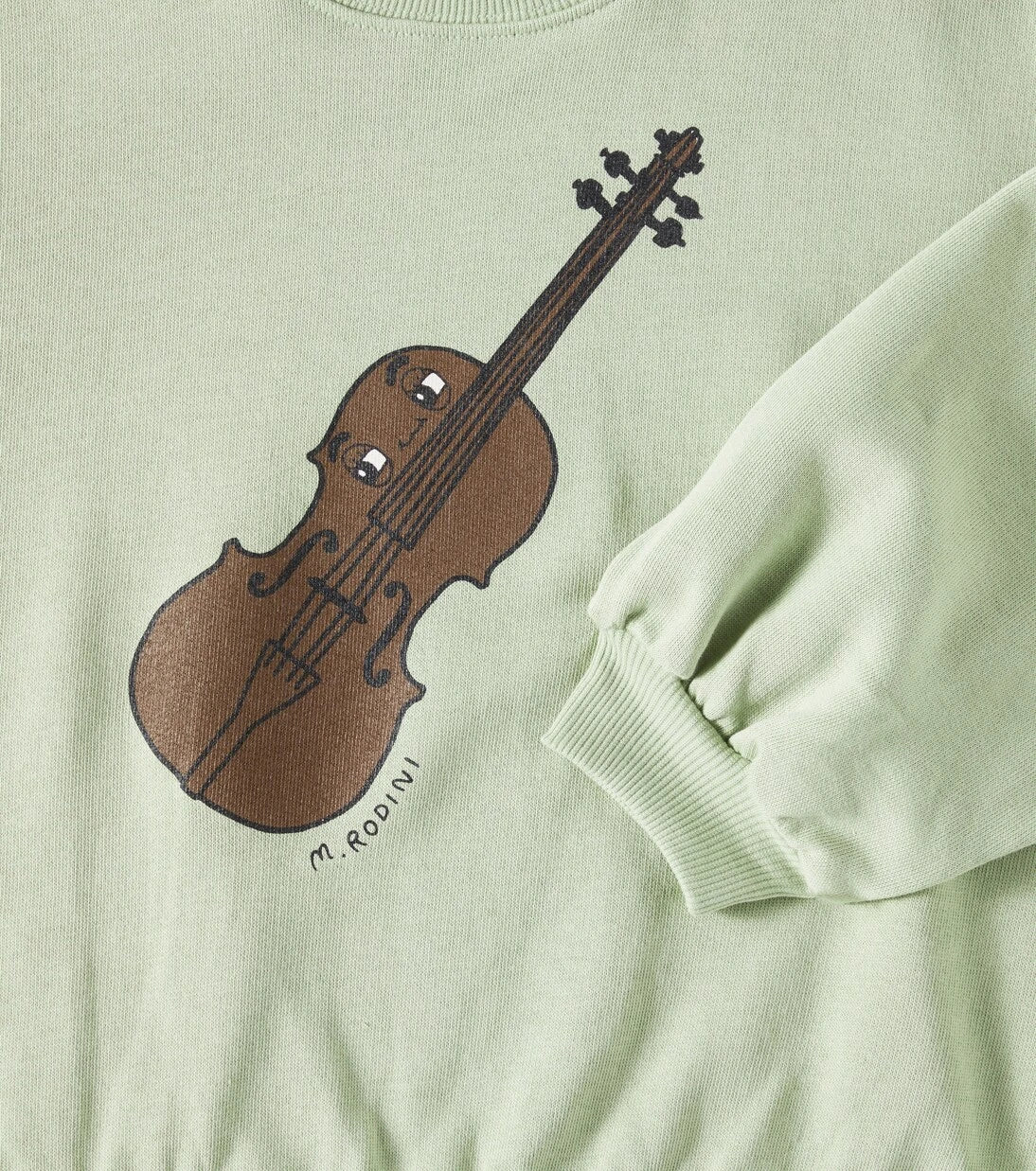 Mini Rodini - Violin cotton jersey sweatshirt