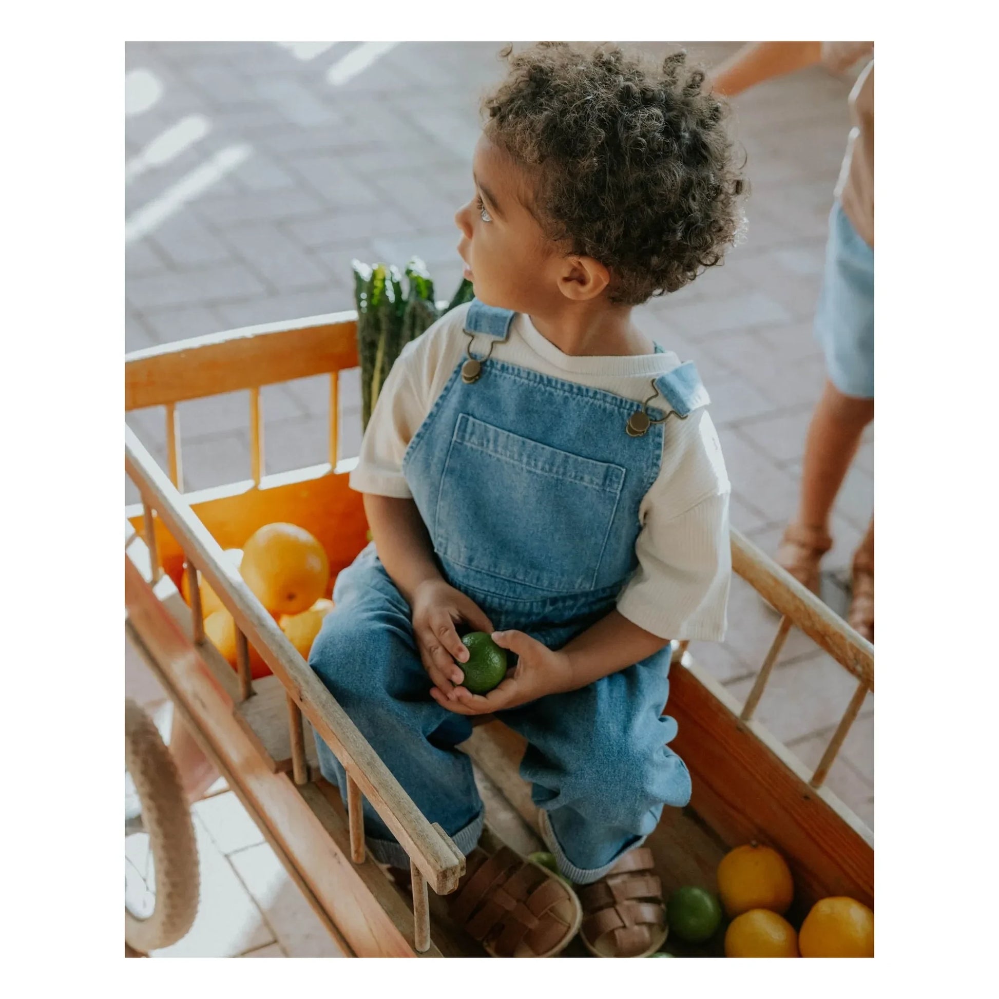 Fliink - Don Denim Dungarees | Light Blue