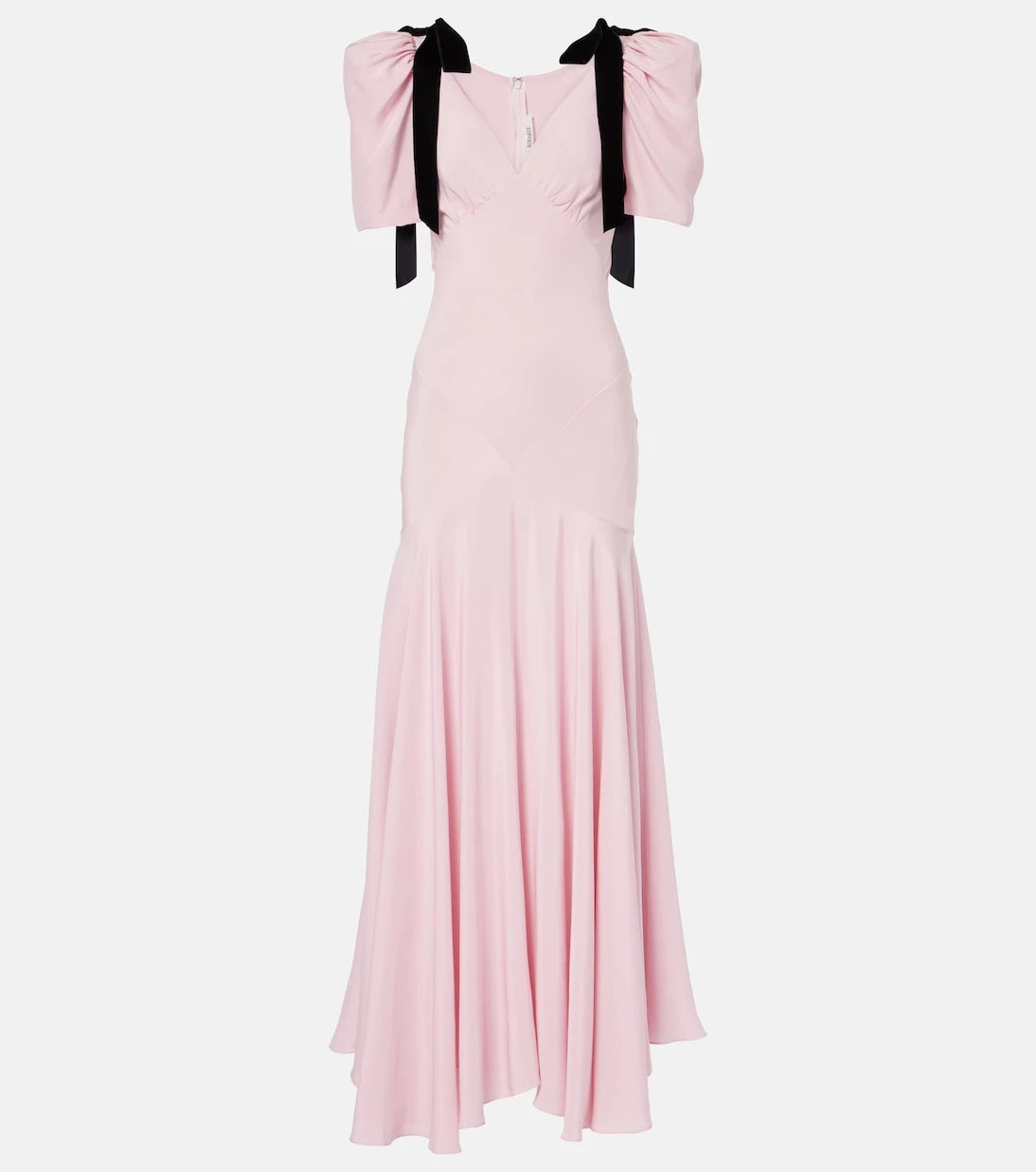 Rodarte - Bow-detail silk crêpe gown