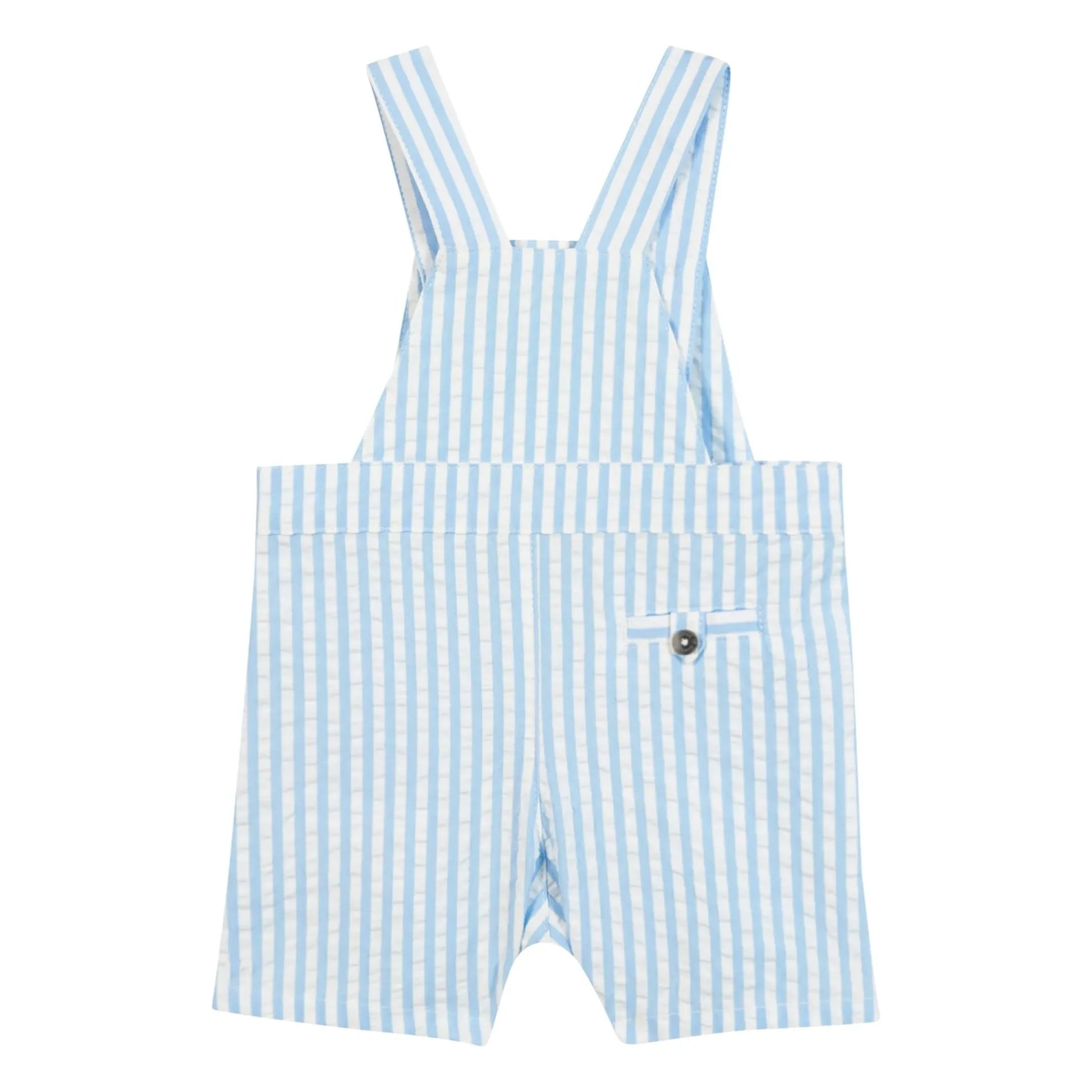 Tartine et Chocolat - Striped overalls | Light blue