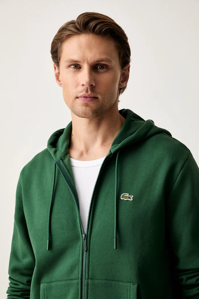 Lacoste суичър с качулка мъжки с памук