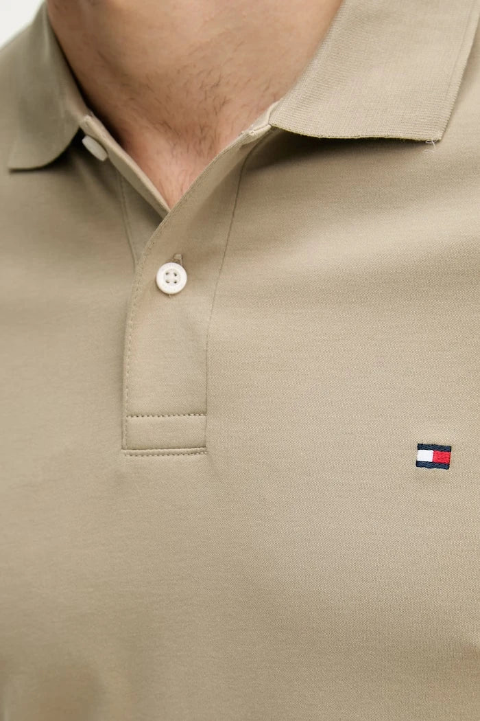 Tommy Hilfiger yakalı erkek pamuklu tişört