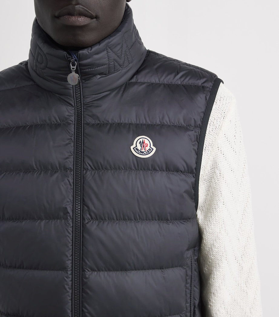 Moncler Black Down Rocoque Gilet