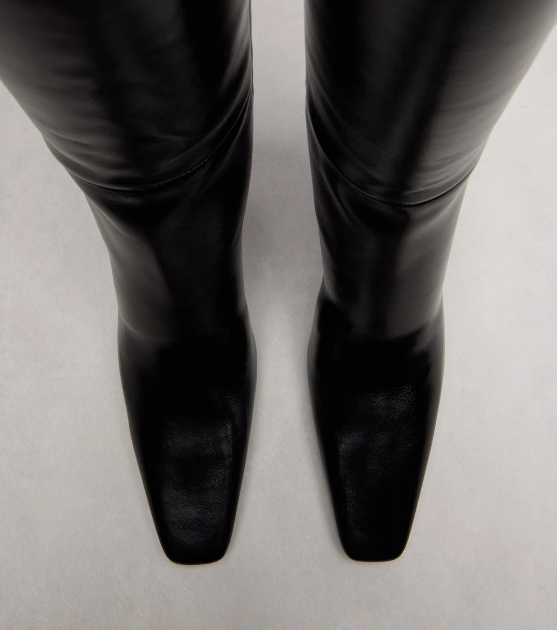 Saint Laurent - Jill 75 leather knee-high boots