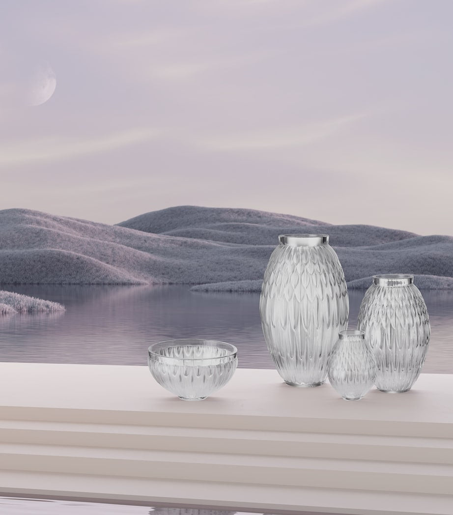 Small Crystal Plumes Vase (15cm)