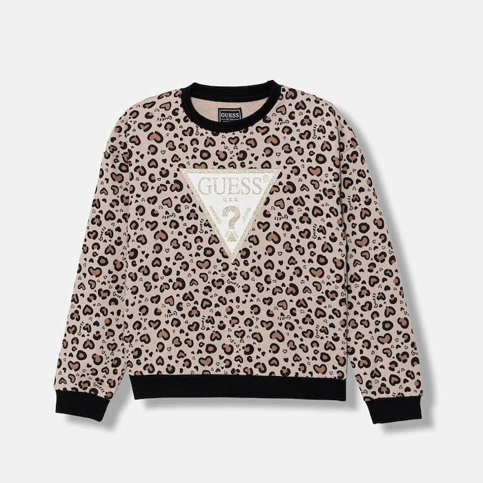 Çocuk Pamuklu Sweatshirt Guess
