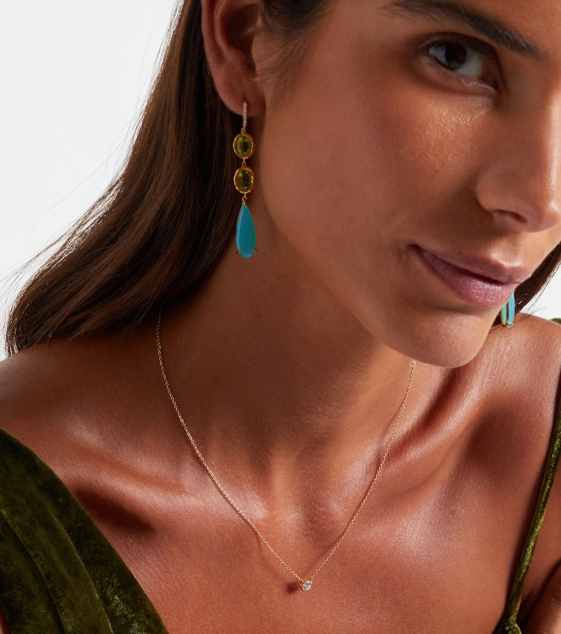 Stone and Strand - Essential 14kt gold necklace with diamonds