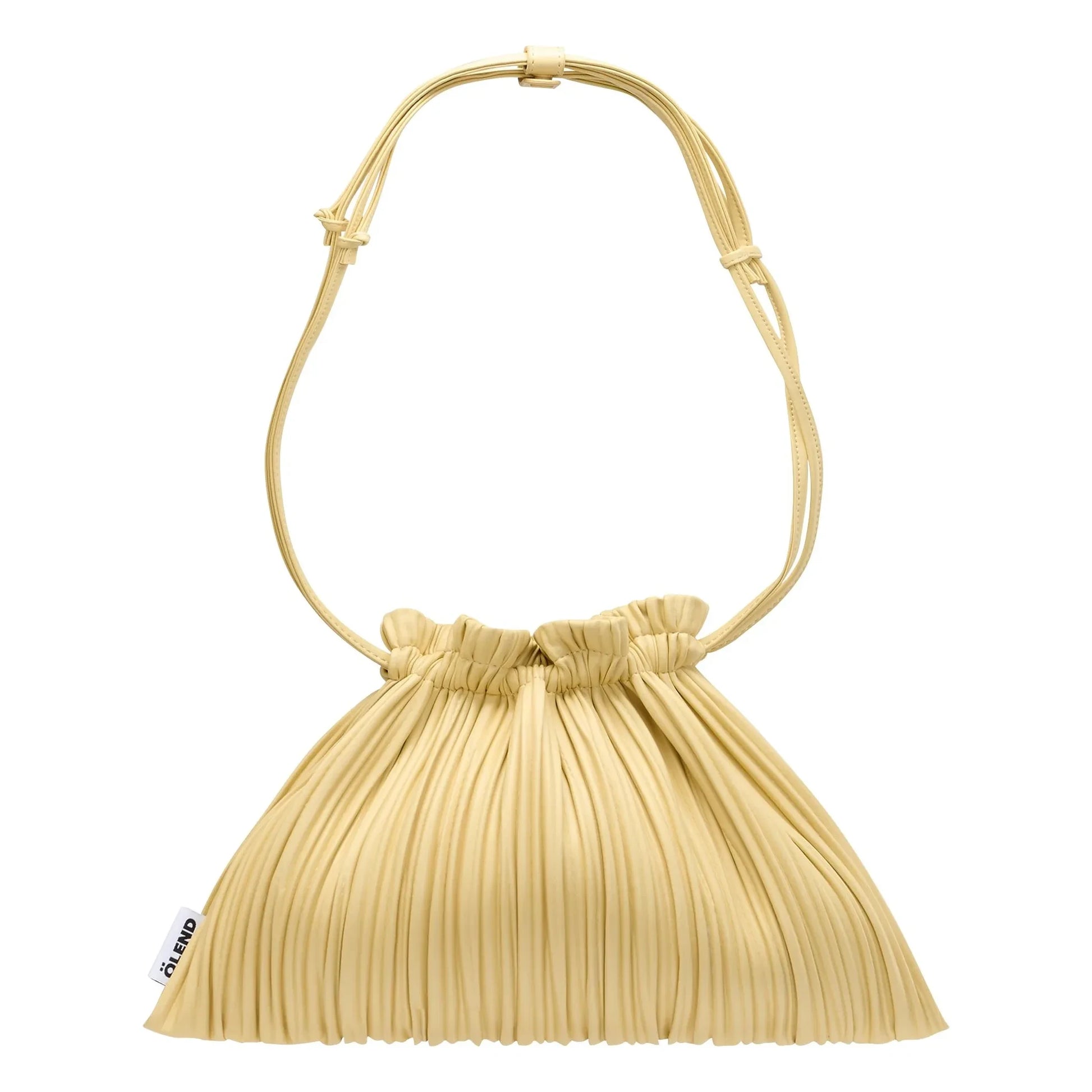 Olend - Shell Bag Vegan Leather | Pale yellow