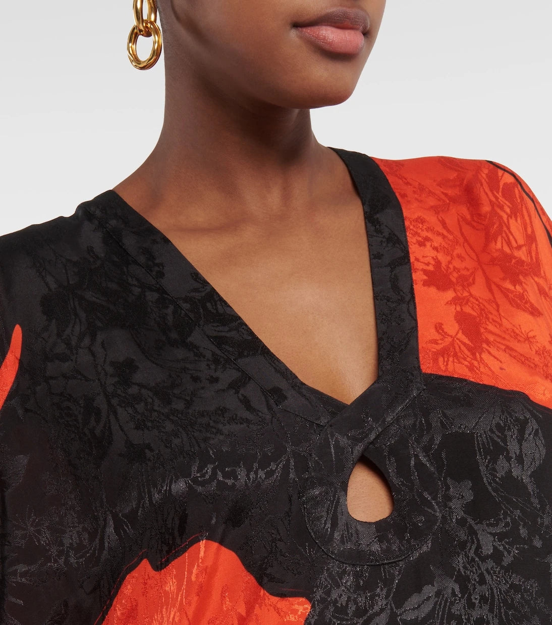 Johanna Ortiz - Floral jacquard maxi dress