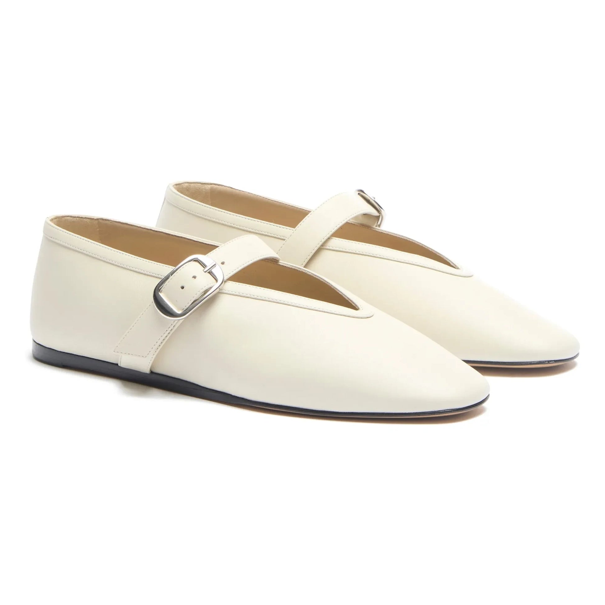 Le Monde Beryl - Ballerinas Stella Leather | Ecru
