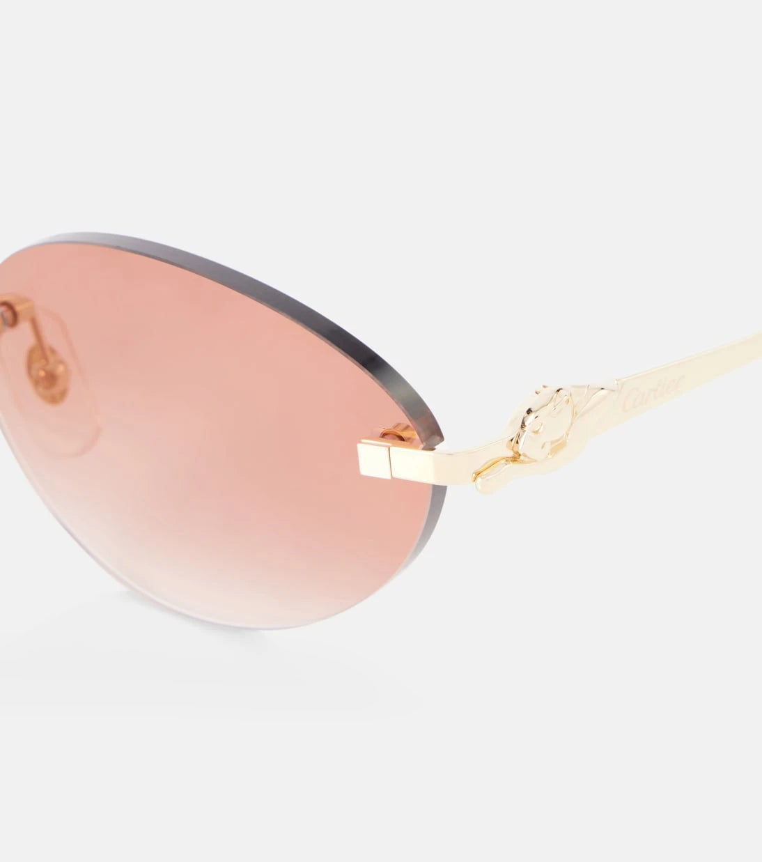 Cartier Eyewear Collection - Panthère de Cartier oval sunglasses