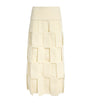 A.W.A.K.E. Mode White Rectangle Maxi Skirt
