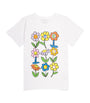 Stella McCartney Kids Cotton Flower Graphic T-Shirt (3-14+ Years)