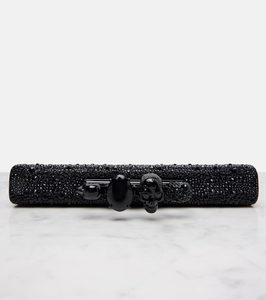 McQueen - Knuckle studded leather pouch
