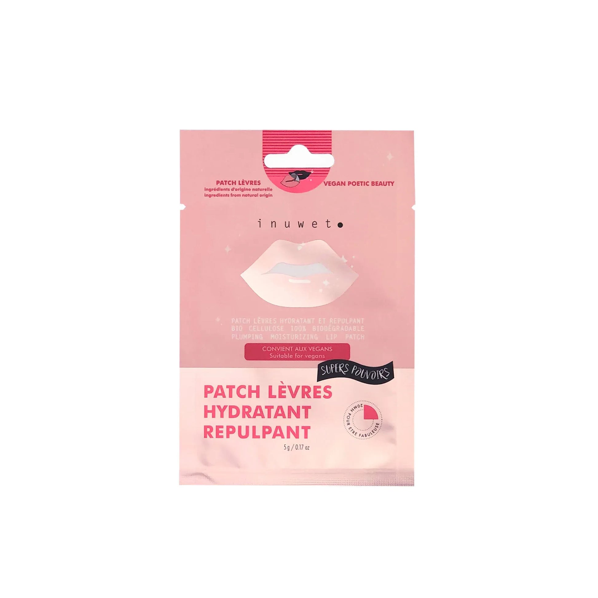 Inuwet - Moisturizing and plumping lip patch