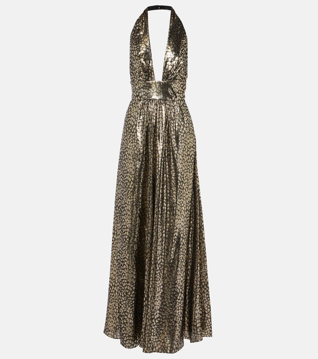 Alexandra Miro - Ivy leopard-print open-back maxi dress