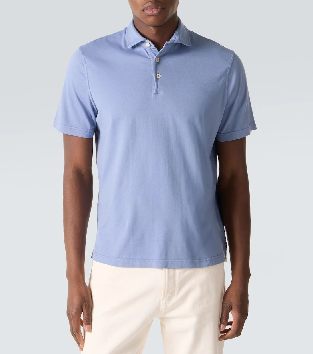 Fedeli - Zero cotton jersey polo shirt