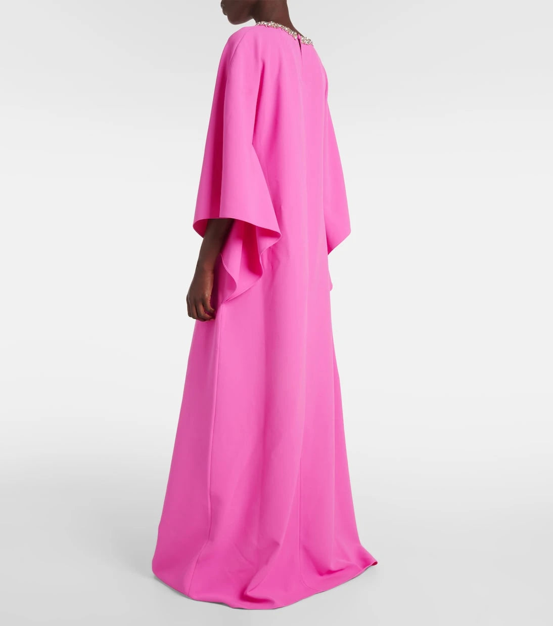 Safiyaa - Amarella crystal-embellished crêpe gown