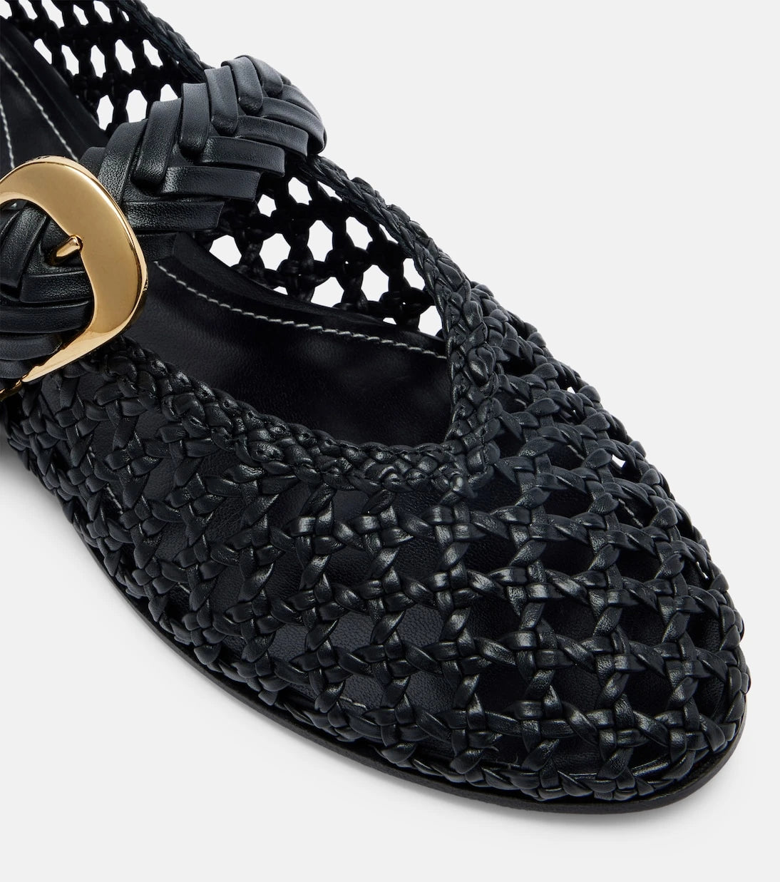 Zimmermann - Alchemy braided leather Mary Jane flats