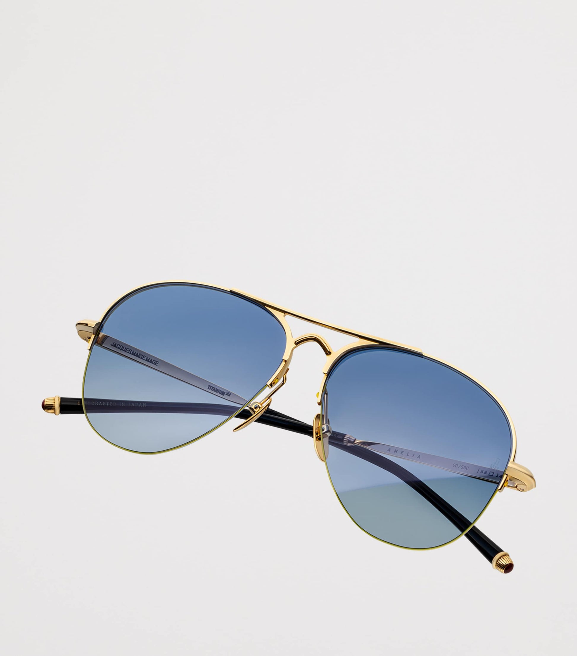 Metal Amelia Aviator Sunglasses