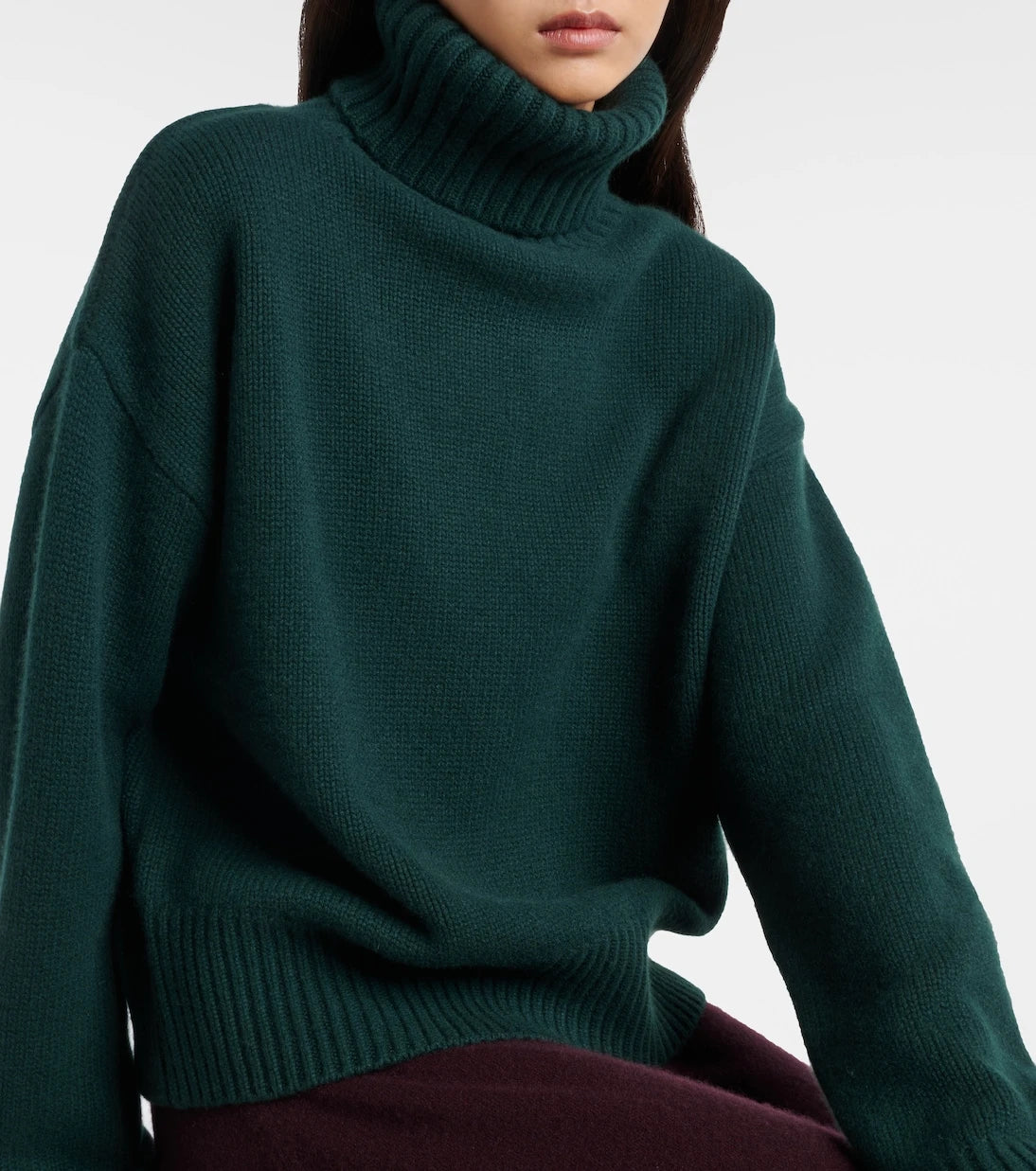 Extreme Cashmere - سترة كشمير بياقة مدورة قصيرة جداً