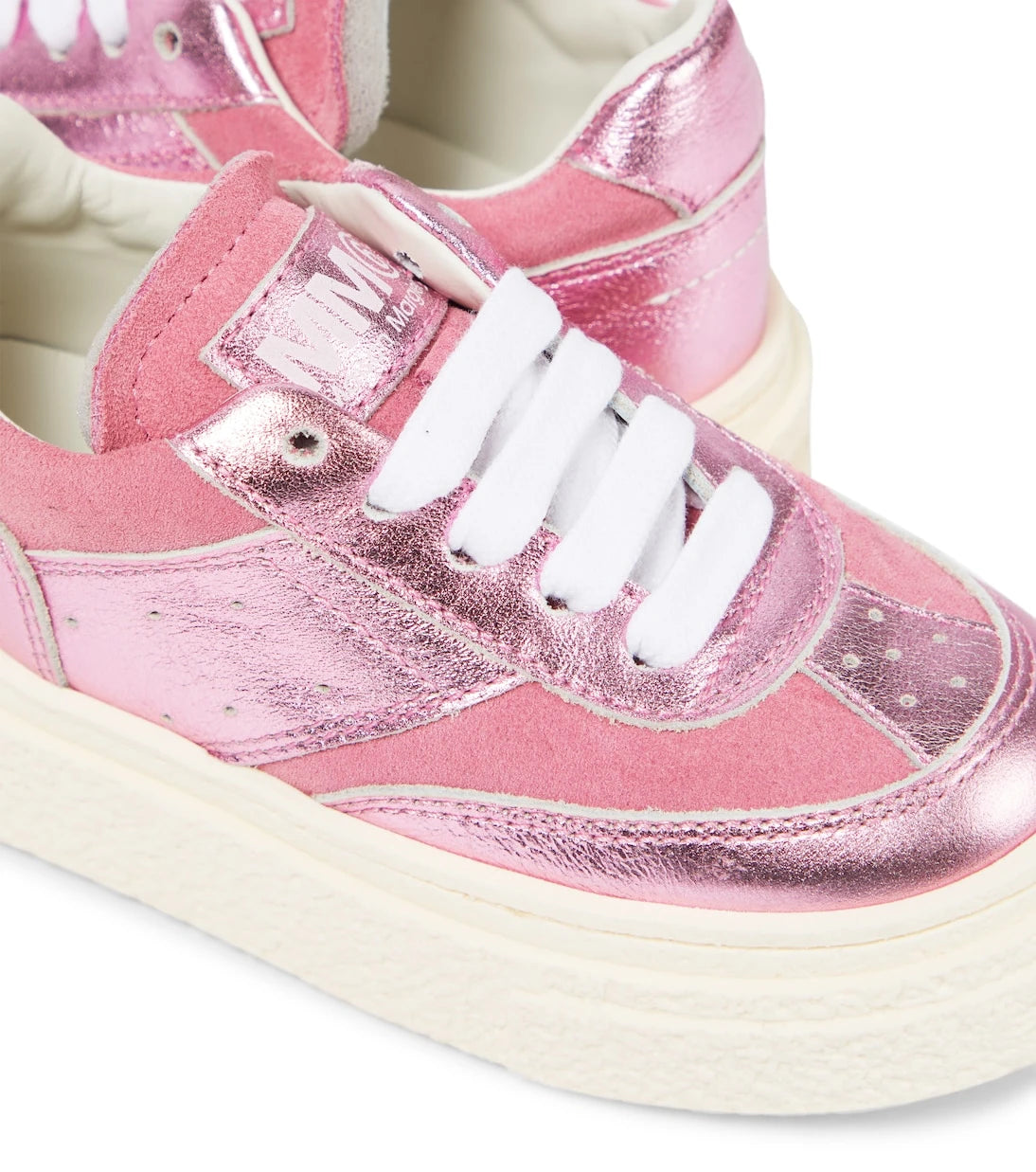 MM6 Maison Margiela Kids - Leather sneakers
