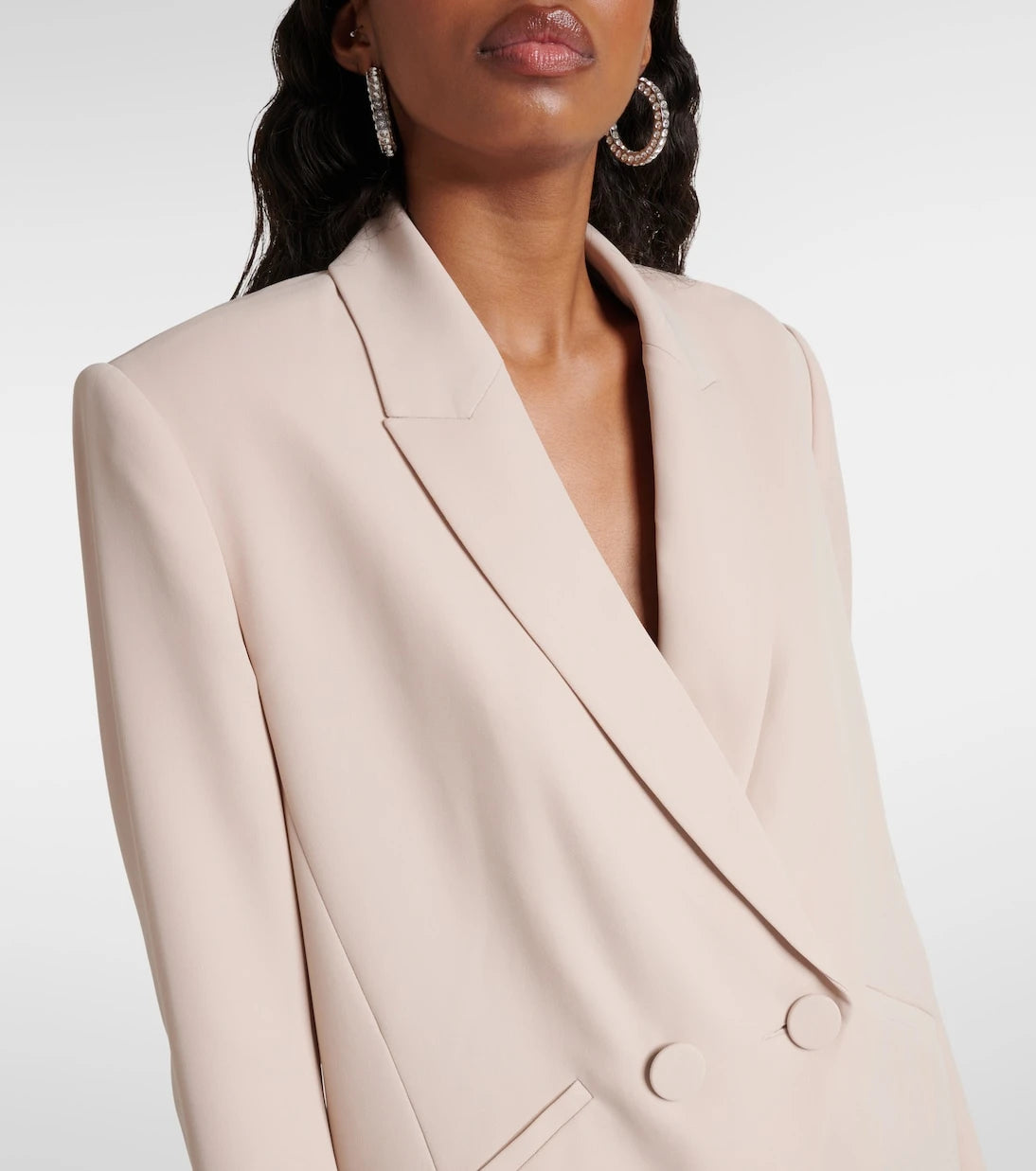 The Sei - Double-breasted crêpe blazer