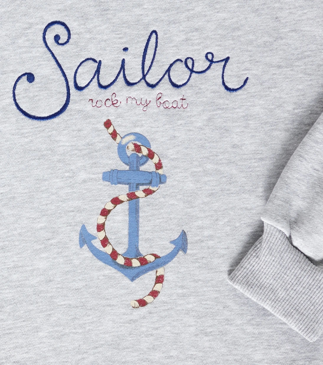 Konges Sløjd - Lou embroidered cotton-blend sweatshirt
