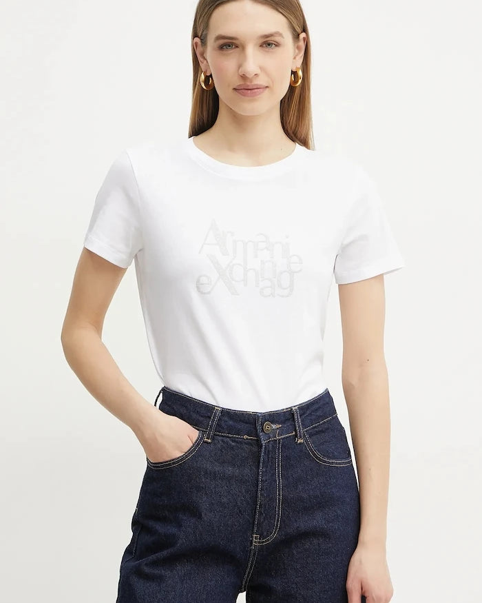 Pamuklu Tişört Armani Exchange