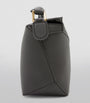 LOEWE Grey Mini Leather Puzzle Edge Top-Handle Bag