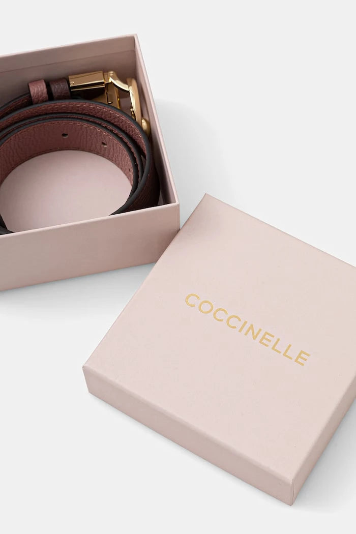 Coccinelle çift taraflı kadın deri kemer