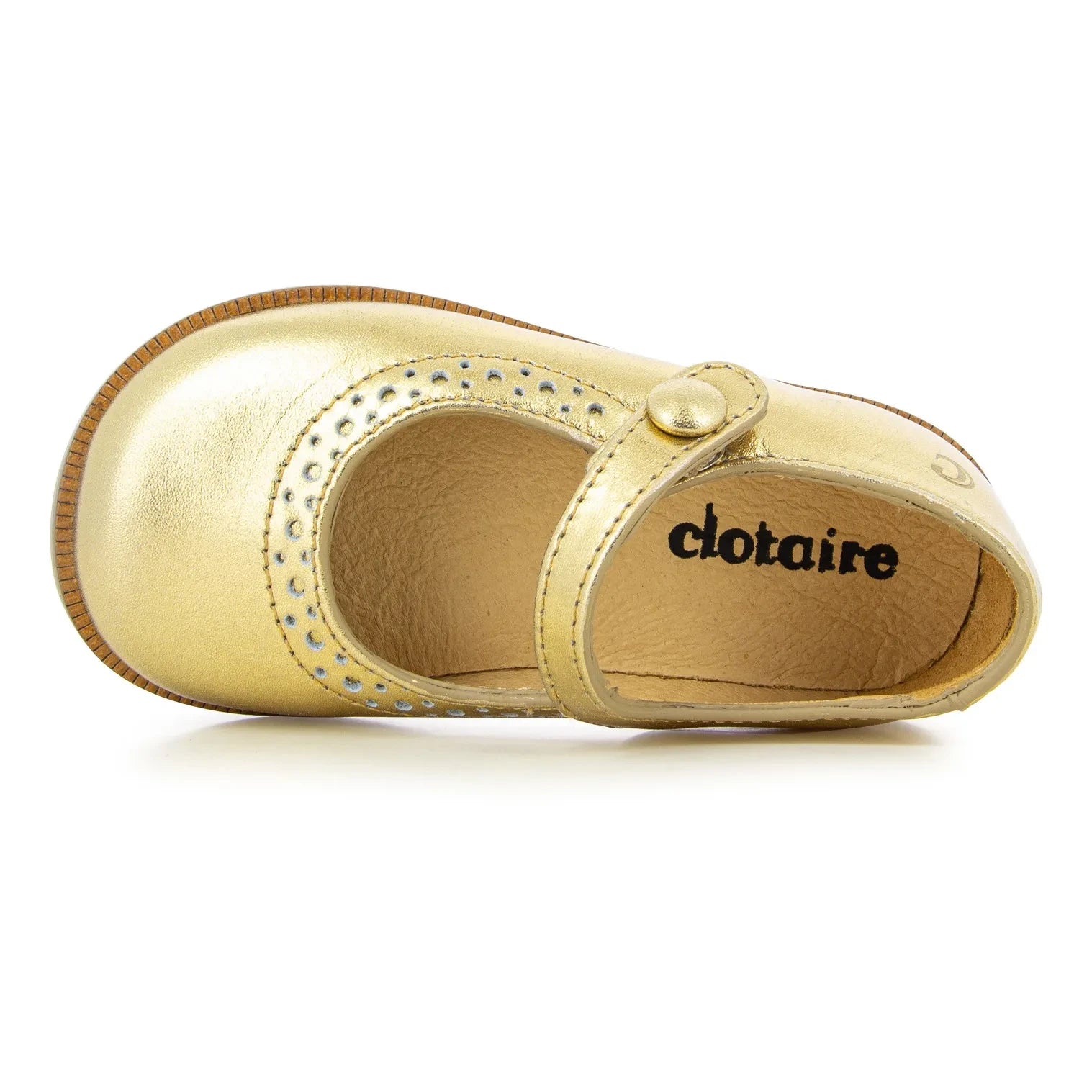 Clotaire - Tetel Perfo ballerinas | Gold