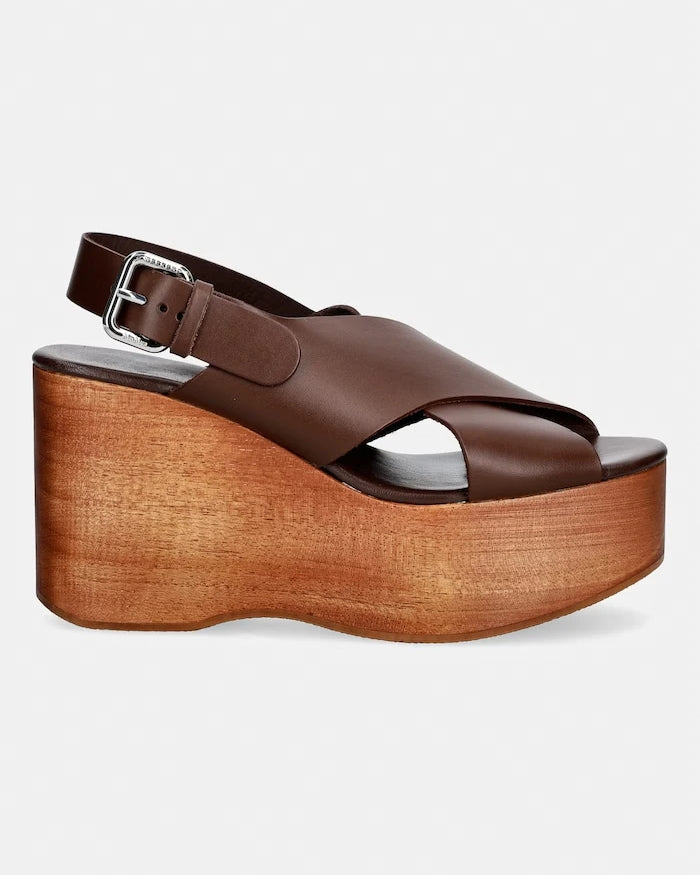 Weekend Max Mara Deri Sandalet Wkaangio