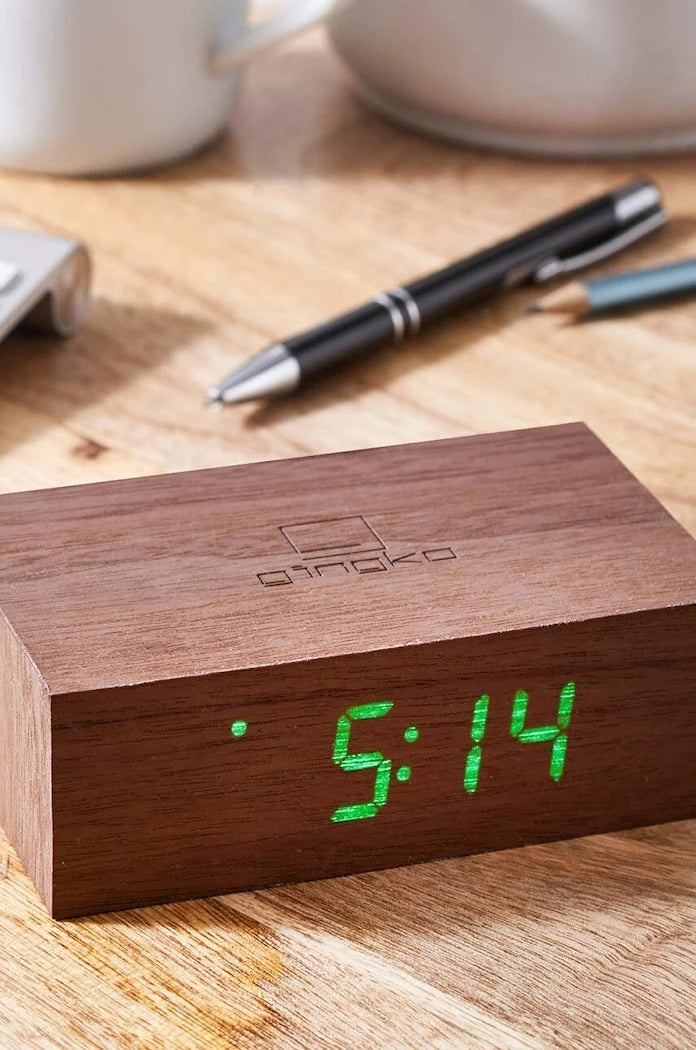 Gingko Design Flip Click Clock Masa Saati