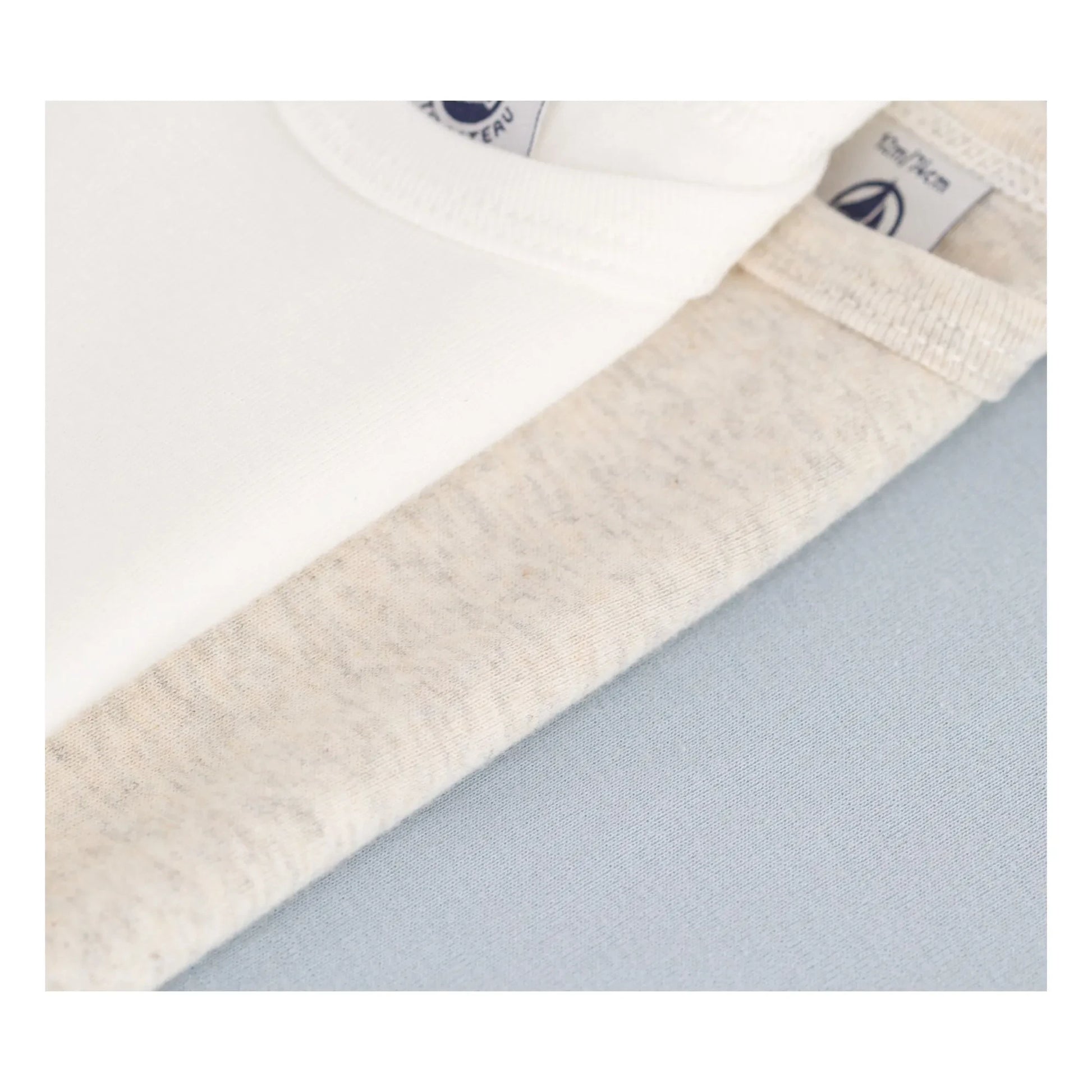 Petit Bateau - Lot 3 Bodies Unis | Blue