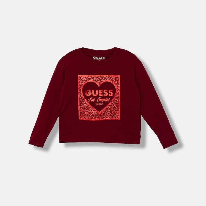 Детска блуза с дълги ръкави Guess