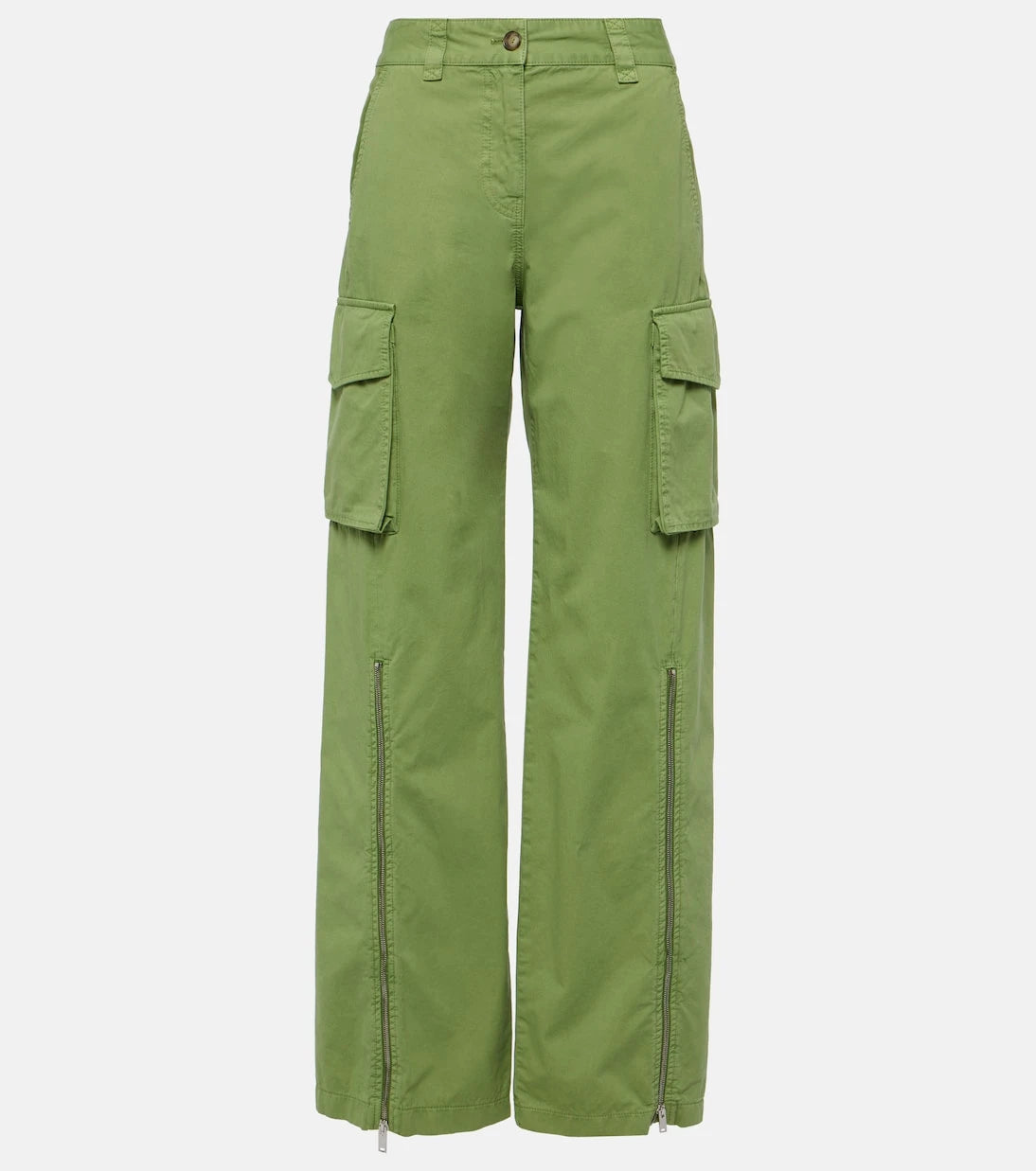 Stella McCartney - Mid-rise cotton cargo pants