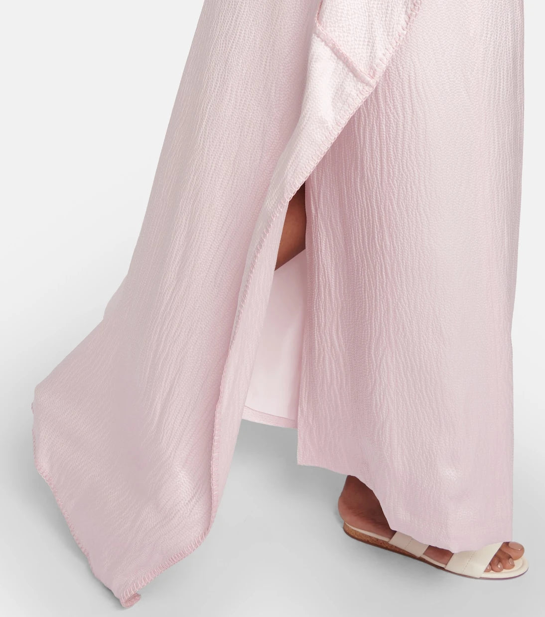 Gabriela Hearst - Caped silk satin gown