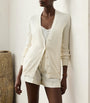 White Mulberry Silk Cardigan
