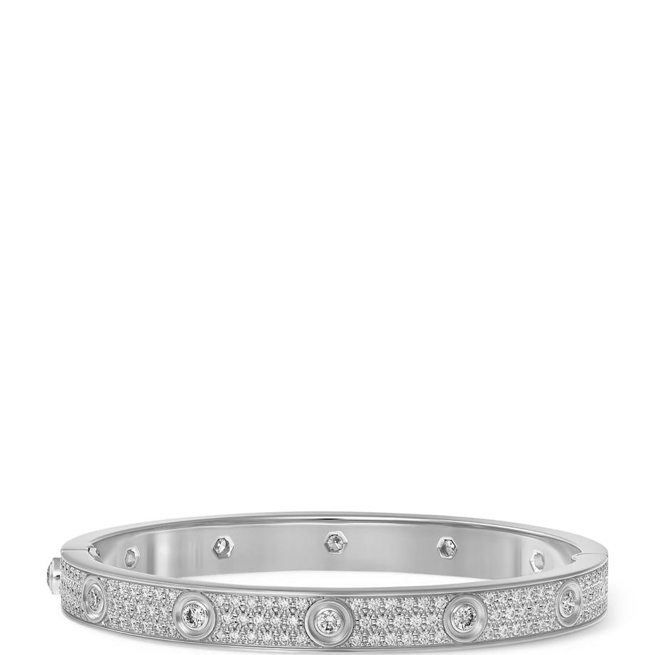 Cartier White Gold and Diamond LOVE Bracelet