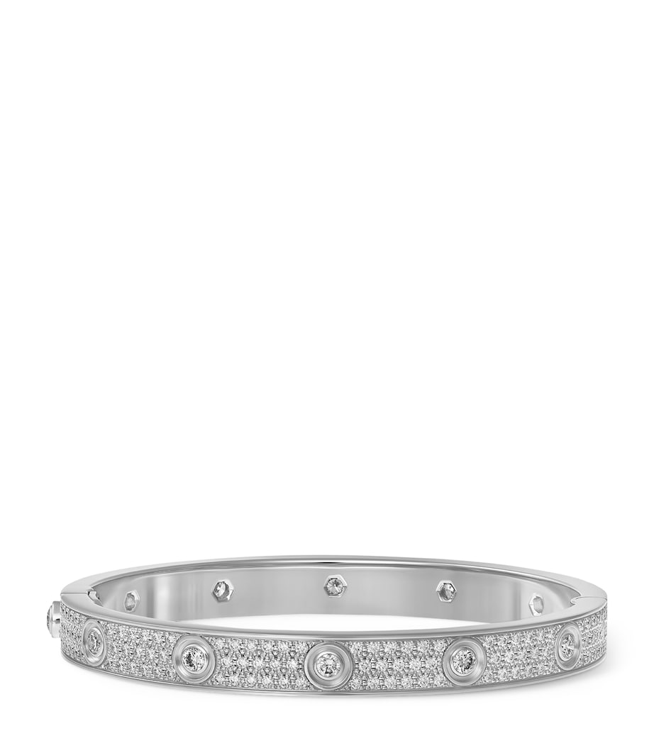 Cartier White Gold and Diamond LOVE Bracelet