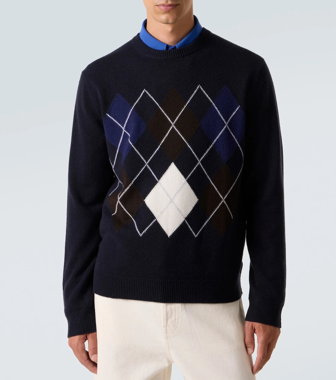 Arch4 - Argyle cashmere sweater