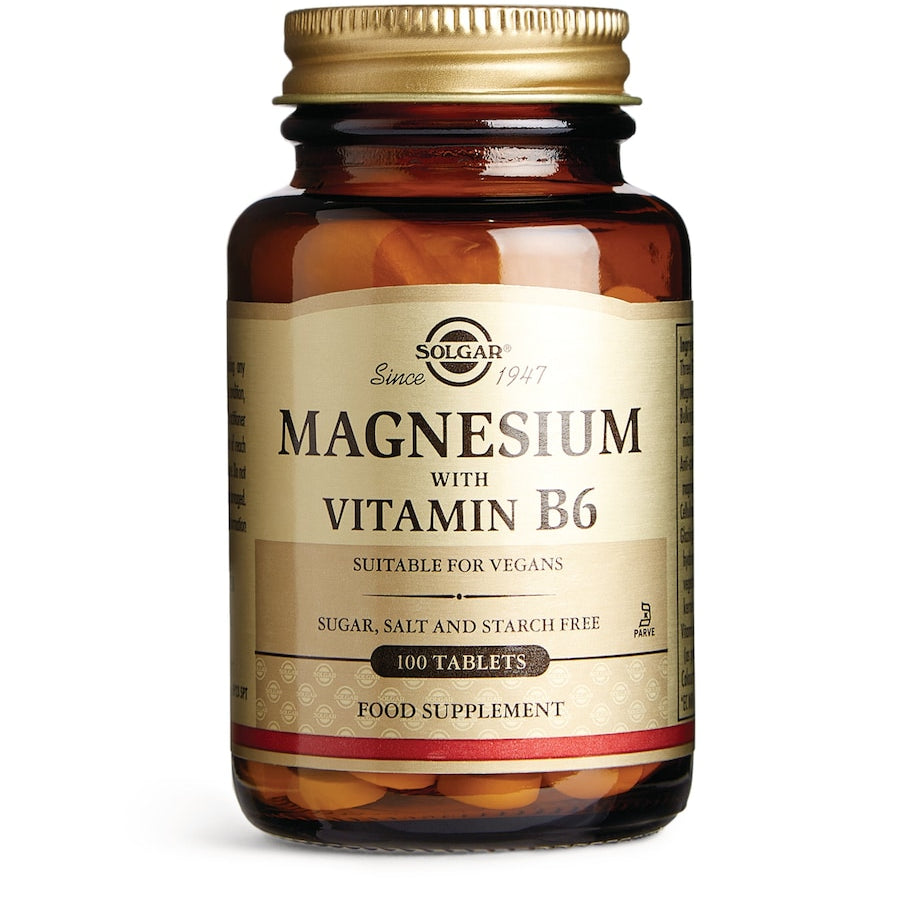 Solgar Magnesium with Vitamin B6 (100 Tablets)