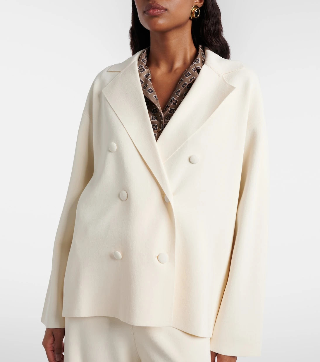 Max Mara - Calte double-breasted crêpe blazer
