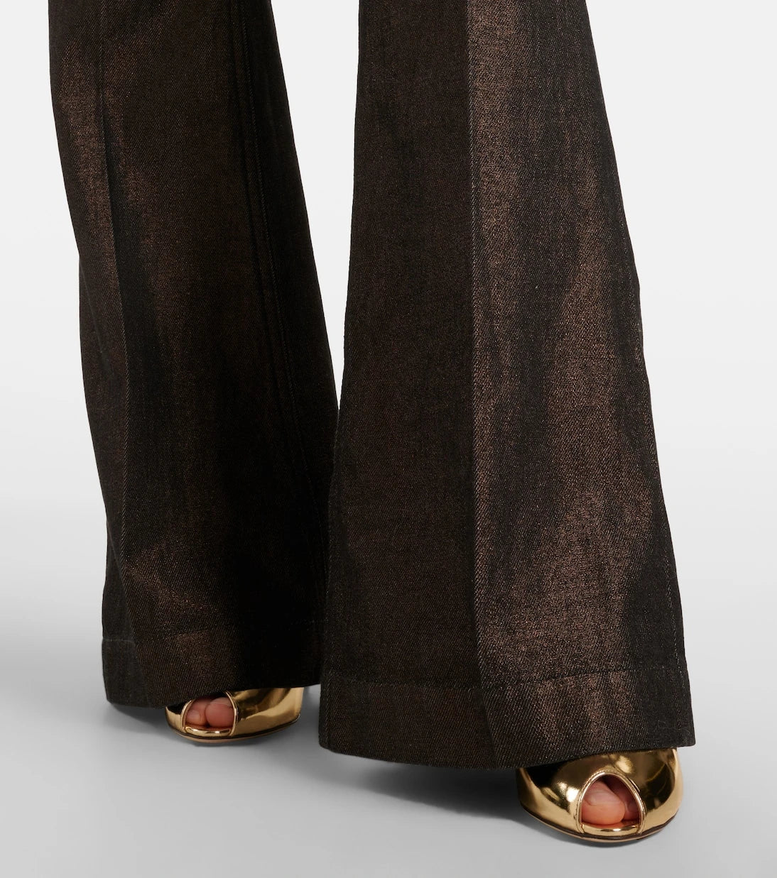 Roberto Cavalli - Embellished flared jeans