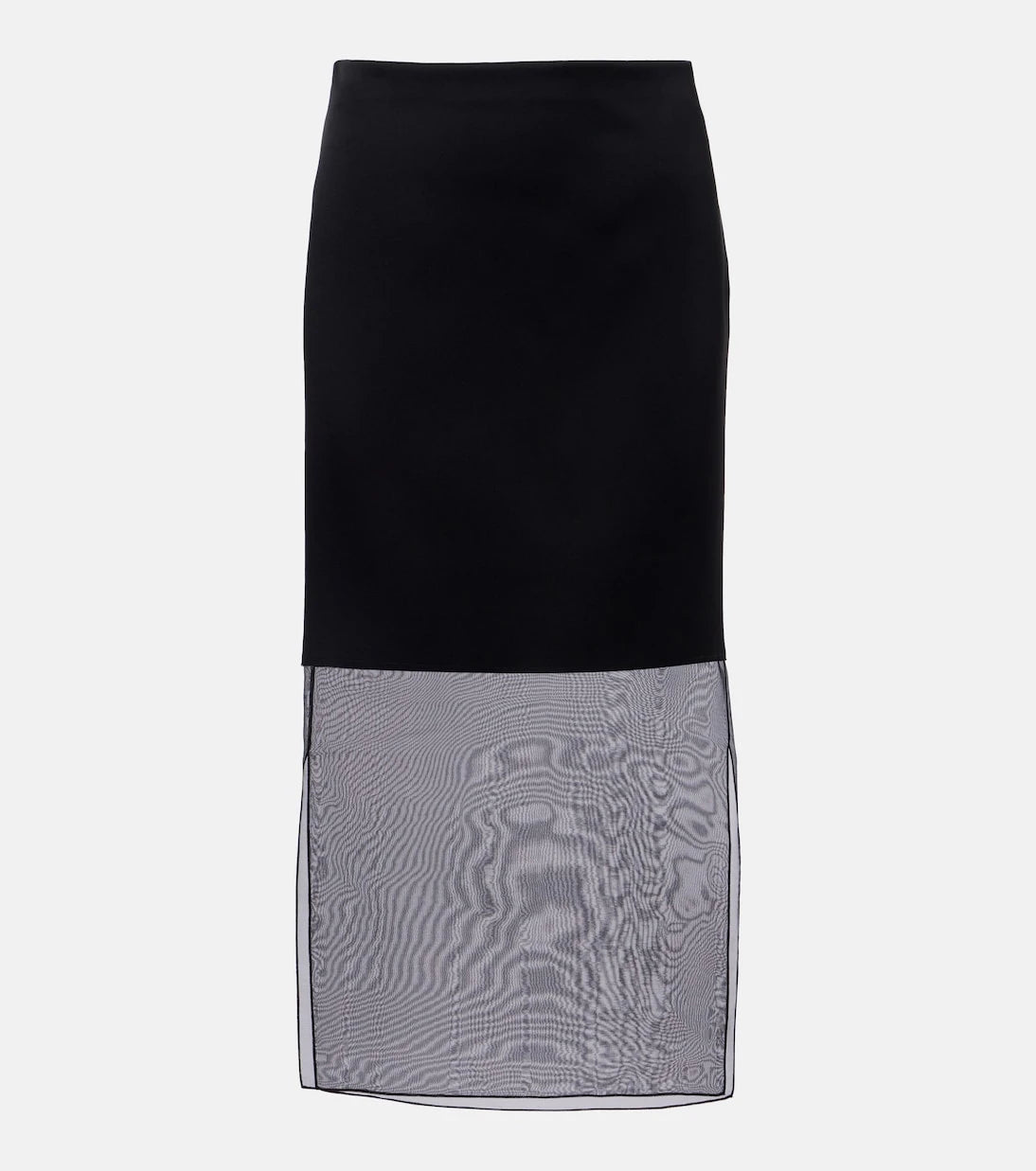 Khaite - Sybil layered midi skirt